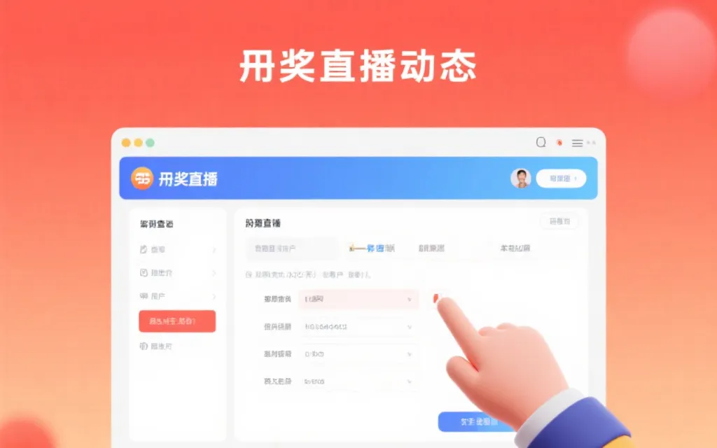 开奖直播可视化界面设计