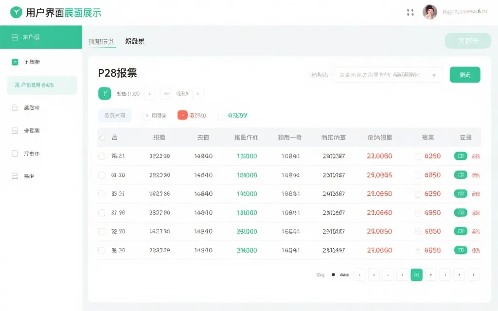 界面展示示意图
